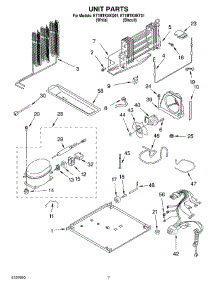 04 - Unit parts for Whirlpool Refrigerator ET1MTKXKQ02 from AppliancePartsPros.com