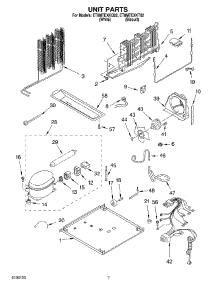 04 - Unit parts for Whirlpool Refrigerator ET8MTEXKT02 from AppliancePartsPros.com