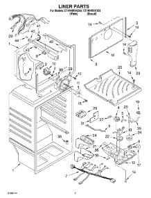 03 - Liner parts for Whirlpool Refrigerator ET1NHMXKQ02 from AppliancePartsPros.com