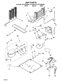04 - Unit parts for Whirlpool Refrigerator ET1CHMXKQ02 from AppliancePartsPros.com