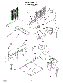 04 - Unit parts for Whirlpool Refrigerator ER9SHKXKQ01 from AppliancePartsPros.com