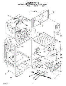 03 - Liner parts for Whirlpool Refrigerator ET9FTTXLT10 from AppliancePartsPros.com