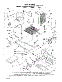 11 - Unit parts for Whirlpool Refrigerator GC5SHAXLT01 from AppliancePartsPros.com