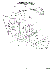 11 - Control parts for Whirlpool Refrigerator GD5NHGXLT00 from AppliancePartsPros.com