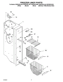 04 - Freezer Liner parts for Whirlpool Refrigerator GS2SHGXLB00 from AppliancePartsPros.com