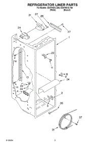 02 - Refrigerator Liner parts for Whirlpool Refrigerator ED2FHEXLQ00 from AppliancePartsPros.com