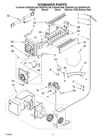 11 - Ice Maker parts for Whirlpool Refrigerator GS2SHGXLT00 from AppliancePartsPros.com