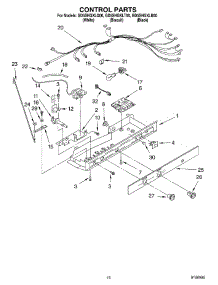 11 - Control parts for Whirlpool Refrigerator GD5SHGXLQ00 from AppliancePartsPros.com