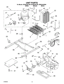 09 - Unit parts for Whirlpool Refrigerator GD2SHAXLB00 from AppliancePartsPros.com