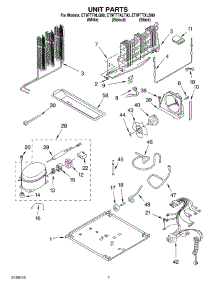 04 - Unit parts for Whirlpool Refrigerator ET9FTTXLQ00 from AppliancePartsPros.com