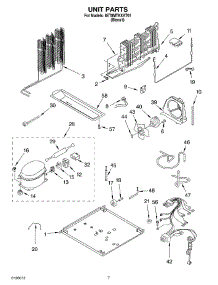 04 - Unit parts for Whirlpool Refrigerator 8ET8MTKXKT01 from AppliancePartsPros.com