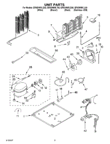 05 - Unit parts for Whirlpool Refrigerator GR9SHMXLQ00 from AppliancePartsPros.com
