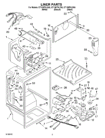 02 - Liner parts for Whirlpool Refrigerator GT1SHTXLB00 from AppliancePartsPros.com