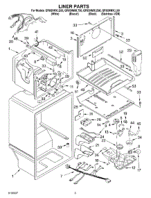 02 - Liner parts for Whirlpool Refrigerator GR9SHMXLT00 from AppliancePartsPros.com
