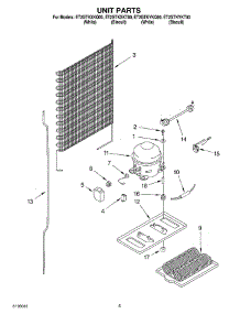 03 - Door parts for Whirlpool Refrigerator ET2GTKXKT00 from AppliancePartsPros.com