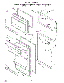 04 - Unit parts for Whirlpool Refrigerator ET2GTKYKQ00 from AppliancePartsPros.com