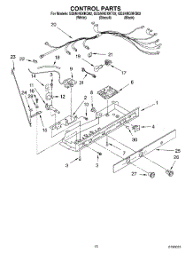 11 - Control parts for Whirlpool Refrigerator GD5NHGXKT02 from AppliancePartsPros.com
