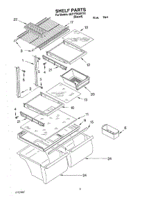 05 - Shelf, Optional parts for Whirlpool Refrigerator 8ET1FTKXKT01 from AppliancePartsPros.com