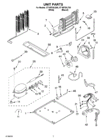 04 - Unit parts for Whirlpool Refrigerator ET1MTEXLQ00 from AppliancePartsPros.com