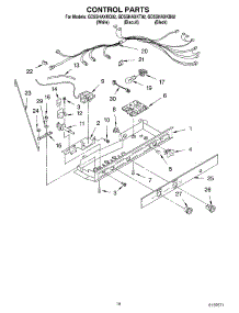 10 - Control parts for Whirlpool Refrigerator GD5SHAXKT02 from AppliancePartsPros.com