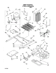 10 - Unit parts for Whirlpool Refrigerator 6GD2SHQXKB00 from AppliancePartsPros.com