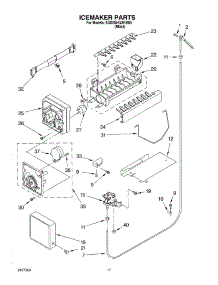 11 - Ice Maker parts for Whirlpool Refrigerator 6GD2SHQXKB00 from AppliancePartsPros.com