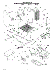 10 - Unit parts for Whirlpool Refrigerator GD2NHGXKB02 from AppliancePartsPros.com