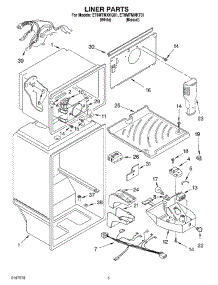 03 - Liner parts for Whirlpool Refrigerator ET8MTMXKQ01 from AppliancePartsPros.com
