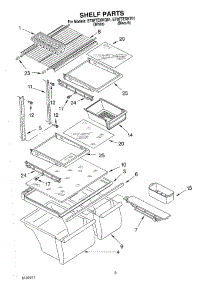 05 - Shelf, Optional parts for Whirlpool Refrigerator ET8FTEXKT01 from AppliancePartsPros.com