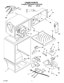 03 - Liner parts for Whirlpool Refrigerator ET8WTEXKQ01 from AppliancePartsPros.com