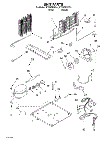 04 - Unit parts for Whirlpool Refrigerator ET8WTEXKQ01 from AppliancePartsPros.com