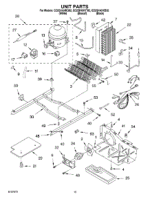 09 - Unit parts for Whirlpool Refrigerator GD2SHAXKB02 from AppliancePartsPros.com