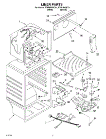 03 - Liner parts for Whirlpool Refrigerator ET8RHMXKQ01 from AppliancePartsPros.com