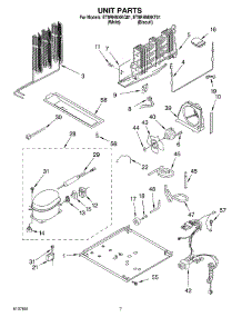 04 - Unit parts for Whirlpool Refrigerator ET8RHMXKQ01 from AppliancePartsPros.com