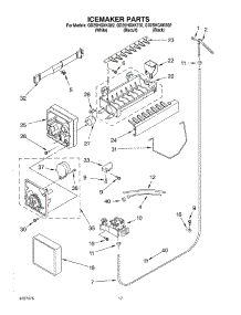 11 - Icemaker parts for Whirlpool Refrigerator GD2SHGXKQ02 from AppliancePartsPros.com