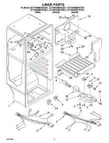 03 - Liner parts for Whirlpool Refrigerator ET4WSMYKZ01 from AppliancePartsPros.com