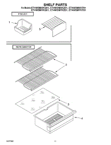 06 - Shelf, Optional parts for Whirlpool Refrigerator ET4WSMYKQ01 from AppliancePartsPros.com