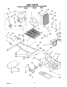 09 - Unit parts for Whirlpool Refrigerator GD5SHGXKQ02 from AppliancePartsPros.com