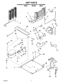 04 - Unit parts for Whirlpool Refrigerator ET1CHKXKB01 from AppliancePartsPros.com
