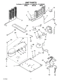 04 - Unit parts for Whirlpool Refrigerator ET1CHMXKQ01 from AppliancePartsPros.com