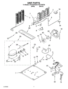 04 - Unit parts for Whirlpool Refrigerator ET8FTEXKT00 from AppliancePartsPros.com
