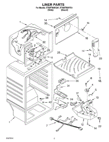 03 - Liner parts for Whirlpool Refrigerator ET8WTMXKQ01 from AppliancePartsPros.com