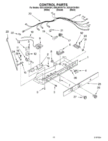11 - Control parts for Whirlpool Refrigerator GD5LHGXKT01 from AppliancePartsPros.com