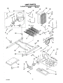 09 - Unit parts for Whirlpool Refrigerator ED5GTFXKT01 from AppliancePartsPros.com
