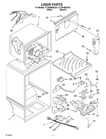 03 - Liner parts for Whirlpool Refrigerator ET1RHMXKQ01 from AppliancePartsPros.com