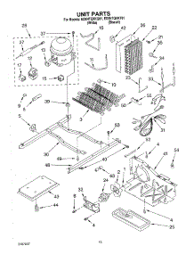 09 - Unit parts for Whirlpool Refrigerator ED5NTQXKT01 from AppliancePartsPros.com