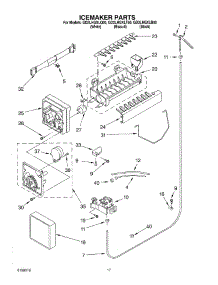 11 - Icemaker parts for Whirlpool Refrigerator GD2LHGXLQ00 from AppliancePartsPros.com