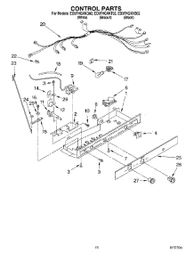 11 - Control parts for Whirlpool Refrigerator ED5FHGXKB02 from AppliancePartsPros.com