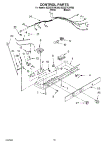 08 - Control, Optional parts for Whirlpool Refrigerator 8ED0GTKXKT00 from AppliancePartsPros.com
