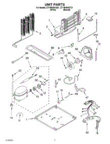 04 - Unit parts for Whirlpool Refrigerator ET1NHMXKQ01 from AppliancePartsPros.com